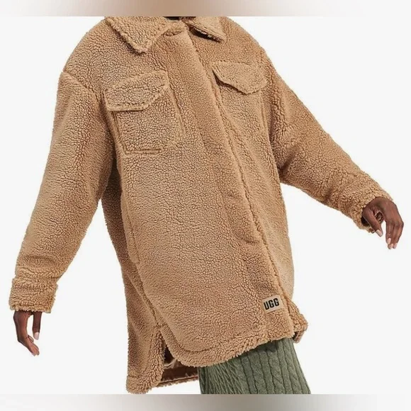 UGG FRANKIE UGGFLUFF SHIRTJACKET - Picture 1 of 5